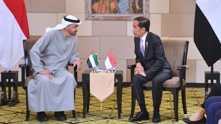 Presiden Jokowi Bertemu dengan Presiden MBZ di BNDCC