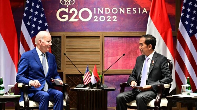 Presiden Jokowi Lakukan Pertemuan Bilateral dengan Presiden AS Joe Biden