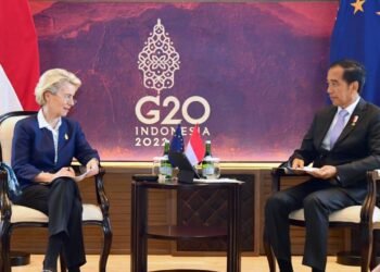 Presiden Jokowi Lakukan Pertemuan Bilateral dengan Presiden Komisi Eropa