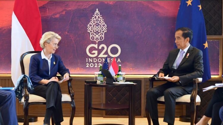 Presiden Jokowi Lakukan Pertemuan Bilateral dengan Presiden Komisi Eropa