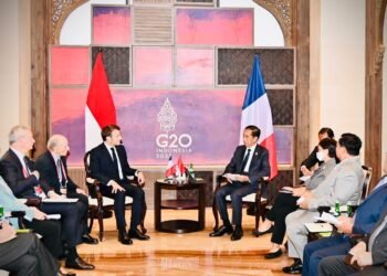 Presiden Jokowi Lakukan Pertemuan Bilateral dengan Presiden Prancis