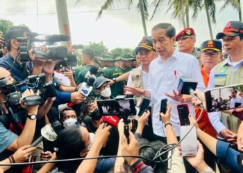 Presiden Tinjau Langsung Episentrum Gempa Cianjur