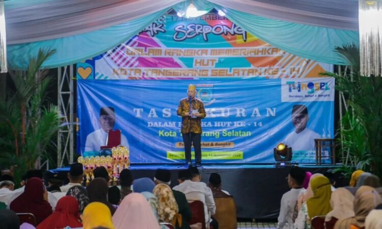 Sambut HUT ke-14 Tangsel, Pemkot Gelar Tasyakuran di Kecamatan Serpong Utara
