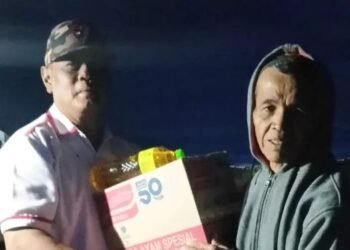 Taco Salurkan Bantuan Korban Gempa Cianjur