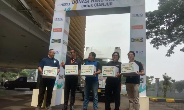 HERO Group Kirim Berbagai Bantuan Bagi Korban Gempa Bumi Cianjur