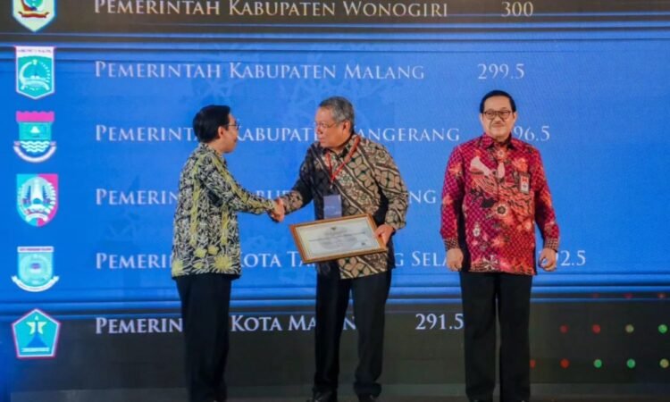 Pemkot Tangsel Raih Penghargaan Anugerah Meritokrasi Tahun 2022 Kategori Baik dari KASN