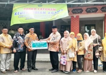 Kemenag Kota Tangsel Salurkan Bantuan Gempa Cianjur