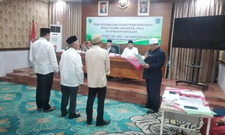 MUI Tangsel Lantik Pengurus MUI Kecamatan Pamulang Masa Khidmat 2021-2026