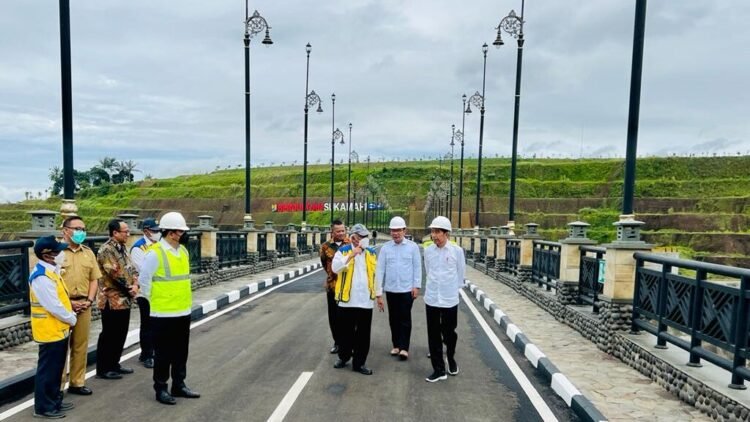 Presiden Joko Widodo Resmikan Bendungan Sukamahi di Kabupaten Bogor