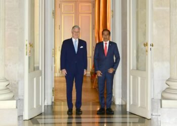 Presiden Jokowi Disambut Raja Belgia di Istana Laeken