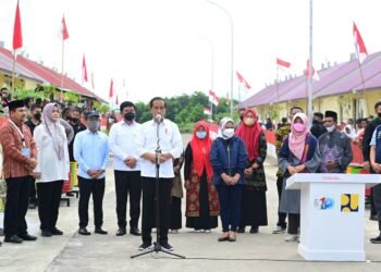 Presiden Jokowi Resmikan Huntap Pascabencana Seroja di Provinsi NTB
