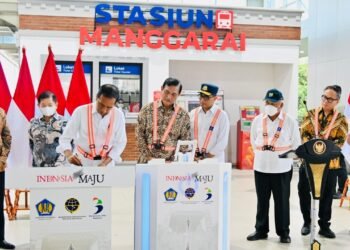 Presiden Jokowi Resmikan Revitalisasi Stasiun Manggarai Tahap 1