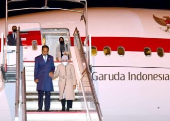Presiden Jokowi dan Ibu Iriana Tiba di Brussels