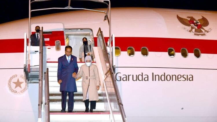 Presiden Jokowi dan Ibu Iriana Tiba di Brussels