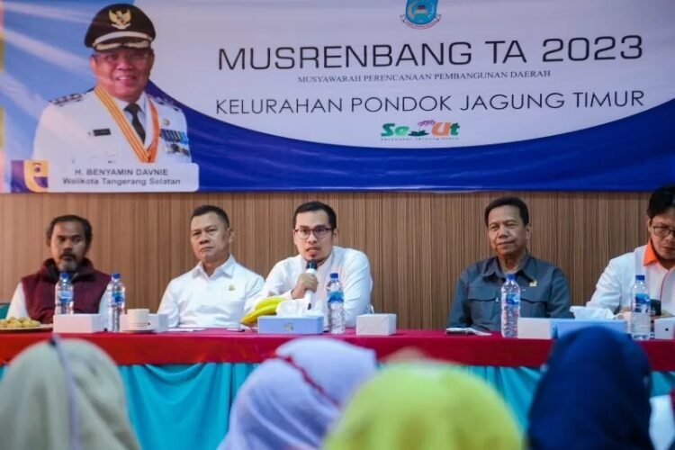 Wakil Wali Kota Pilar Saga Ichsan: Masukan dari Warga Penting untuk Sukseskan Pembangunan Tangsel