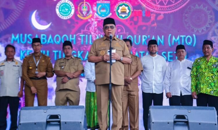 MTQ Tingkat Kecamatan Setu, Wali Kota Benyamin Davnie: Upaya Membentuk Generasi Qur’ani