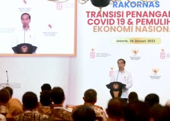 Buka Rakornas Transisi PC-PEN, Presiden Apresiasi Kerja Keras Jajaran Tangani Pandemi
