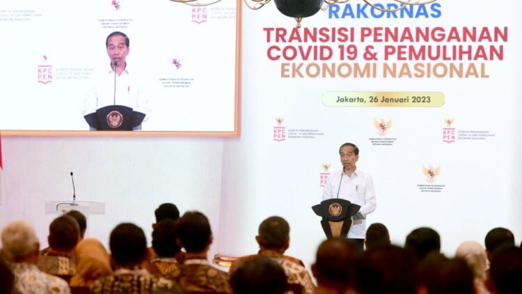 Buka Rakornas Transisi PC-PEN, Presiden Apresiasi Kerja Keras Jajaran Tangani Pandemi