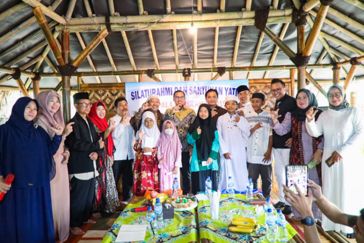 Pilar Saga Ichsan Hadiri Acara Santunan Yatim dan Silaturahmi Kepala Sekolah