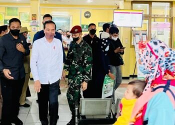 Presiden Jokowi Cek Pelayanan BPJS Kesehatan di Kota Pekanbaru