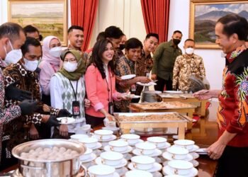 Presiden Jokowi Silaturahmi dengan Wartawan Istana