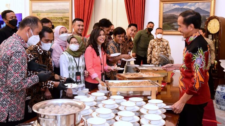 Presiden Jokowi Silaturahmi dengan Wartawan Istana