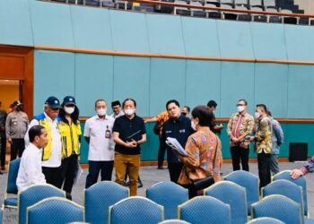 Ke JCC, Presiden Jokowi Tinjau Kesiapan Lokasi KTT ASEAN 2023
