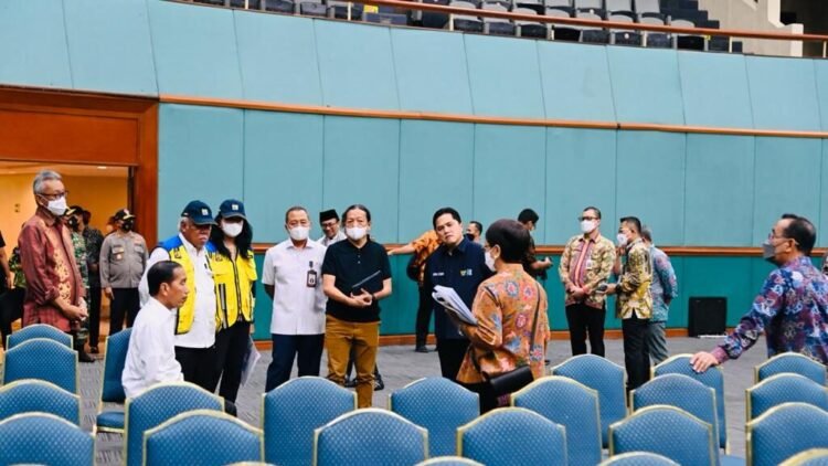 Ke JCC, Presiden Jokowi Tinjau Kesiapan Lokasi KTT ASEAN 2023