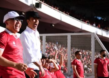 Skor Imbang, Presiden Jokowi Optimistis Timnas Miliki Kesempatan Besar di Semifinal Leg Kedua