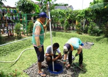 Titik Rawan Banjir di Kota Tangerang Dibangun Sumur Resapan