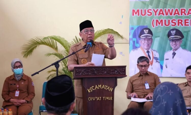Musrenbang Kecamatan Ciputat Timur, Wali Kota Benyamin Davnie Paparkan Rencana Pembangunan