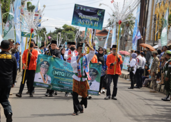 Diskominfo Tangsel Ikut Semarakkan Pawai Taaruf MTQ ke-XIV