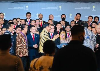 Hadiri Pelantikan BPP HIPMI, Presiden Apresiasi Kepengurusan HIPMI