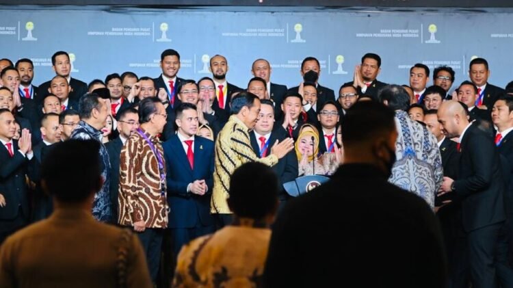 Hadiri Pelantikan BPP HIPMI, Presiden Apresiasi Kepengurusan HIPMI