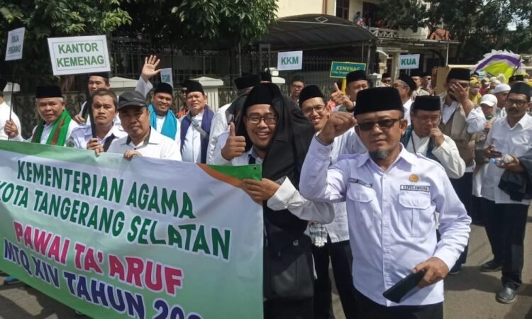 Pawai Taaruf Semarakkan Rangkaian MTQ XIV Tangsel 2023