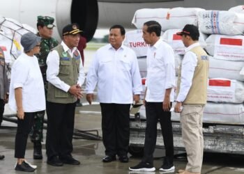 Presiden Jokowi Lepas Bantuan Kemanusiaan ke Turki dan Suriah