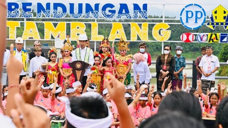 Presiden Jokowi Resmikan Bendungan Danu Kerthi di Kabupaten Buleleng