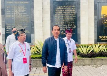 Presiden Singgah ke Taman Bung Karno Sebelum ke Bendungan Danu Kerthi Buleleng