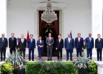 Jokowi Terima Kunjungan Kehormatan Menlu ASEAN dan Sekjen ASEAN