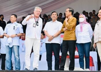 Presiden Tiba di Pelabuhan Muliaraja Napitupulu Jelang Balapan F1H2O