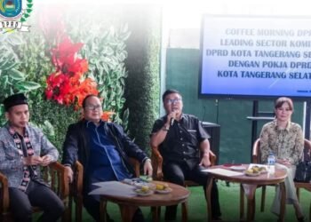 Bangun Sinergitas, Legislator Tangsel Gelar Coffee Morning Bersama Pokja Wartawan DPRD