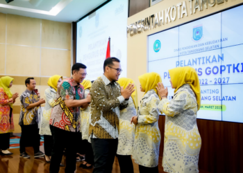 Pelantikan GOPTKI Tangsel, Pilar: Bentuk Komitmen Pemkot Sukseskan Pendidikan TK