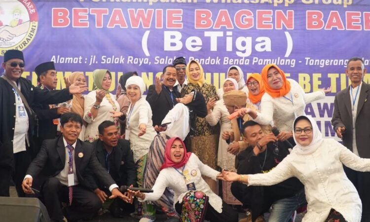 Milad Komunitas Betawi Bagen Baee ke-5, Airin Rachmi Diany: Jaga Silaturahmi