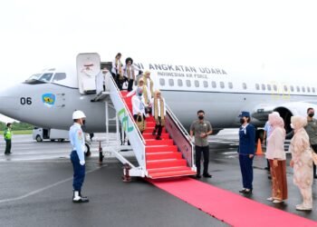 Ibu Iriana dan OASE KIM Kunjungan Kerja ke Provinsi Lampung`