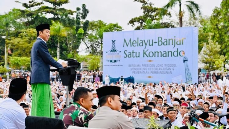 Presiden Jokowi Hadiri Istigasah dan Doa Bersama Rabithah Melayu-Banjar
