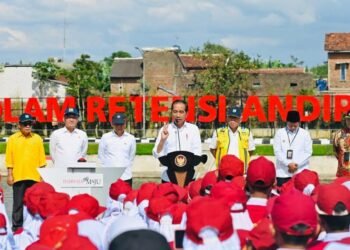 Presiden Resmikan Sejumlah Proyek Infrastruktur Pengendali Banjir di Jawa Barat