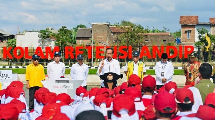 Presiden Resmikan Sejumlah Proyek Infrastruktur Pengendali Banjir di Jawa Barat