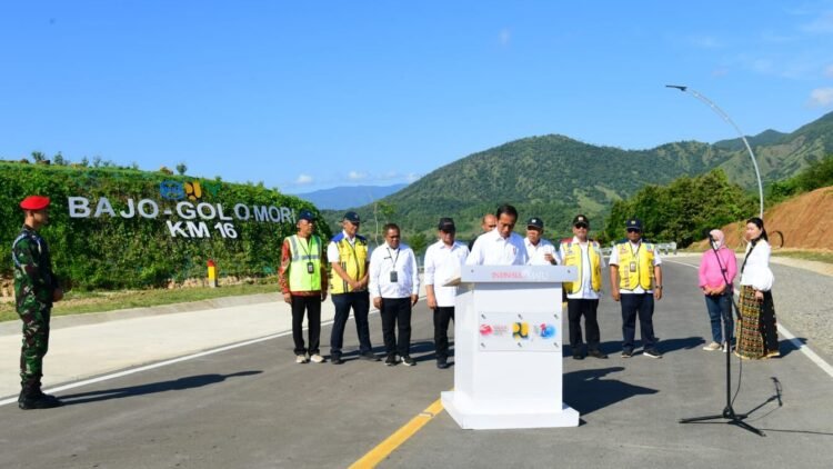 Resmikan Jalan Akses Labuan Bajo-Golo Mori, Presiden: Dorong Pengembangan Kawasan