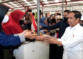 Cek Harga Kebutuhan Pokok di Pasar Cepogo, Presiden: Harga Turun