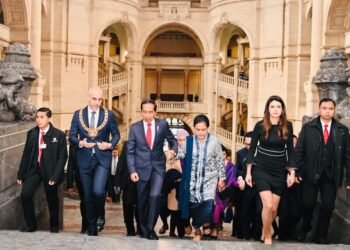 Presiden Joko Widodo Kunjungi Town Hall Hannover